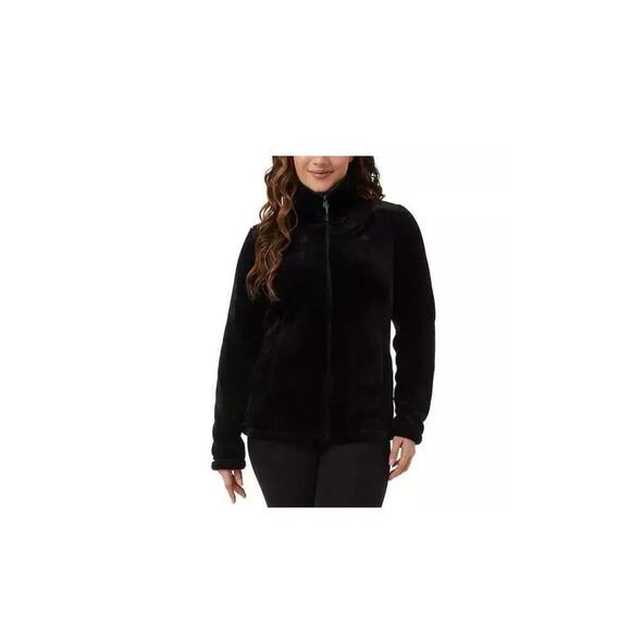 32 Degrees Jackets & Blazers - 32 Degrees Heat Women's Plush Faux Fur Teddy Jacket, Black, Size L . BC